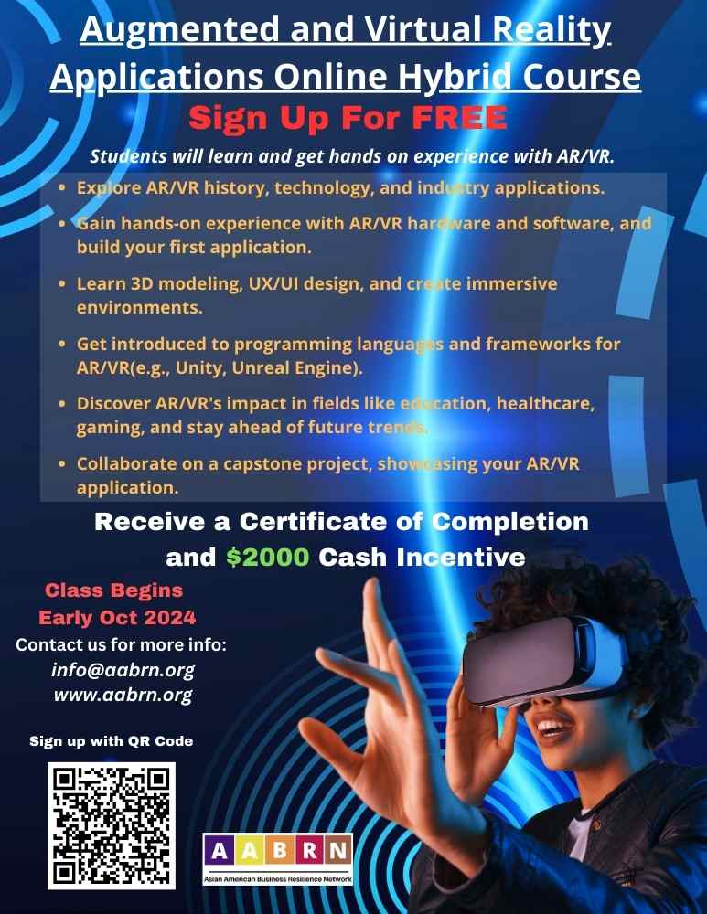 Augmented and Virtual Reality Course