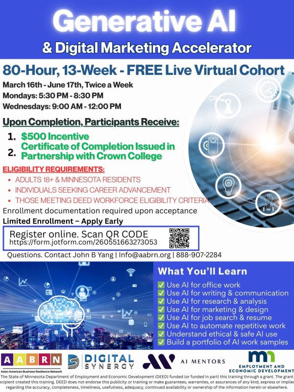 GENERATIVE AI AND DIGITAL MARKETING COHORT
